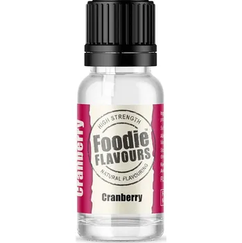 Foodie Flavours Přírodní koncentrované aroma 15ml brusinka | Skvělé pro Váš domácí dort