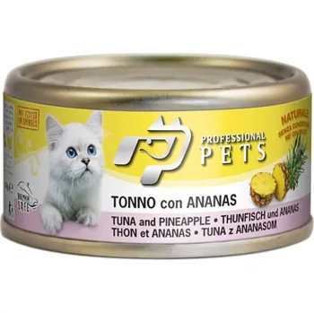 Krmivo pro kočku Professional Pets tuňák s ananasem - konzerva pro kočky 70 g
