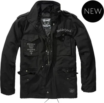 Pánský křivák Pánská bunda Brandit Motörhead M65 černá Velikost: XXL
