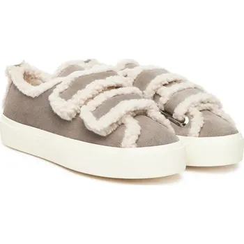 Dámská obuv INUIKII SHEARLING LOW VELCRO GREY Velikost obuvi: 40