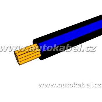 elektrický kabel Autovodič FLRY-B 0,50 mm² černý/modrý