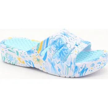 Dámské pantofle SAMLUX® Dámské pantofle na platformě 01A blue Velikost: 36