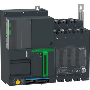 vypínač a zásuvka TR25D4R2004TPE Přepínač zdrojů,200A 4P dálk. ovl. 400V, Schneider Electric