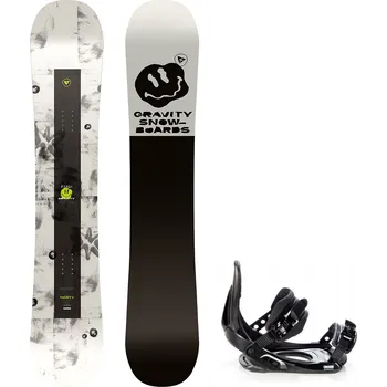 Snowboard Gravity snowboards Snowboard komplet Gravity Flash 24/25 junior + vázání Croxer MP180 Velikost: 120 cm, Velikost vázání: S