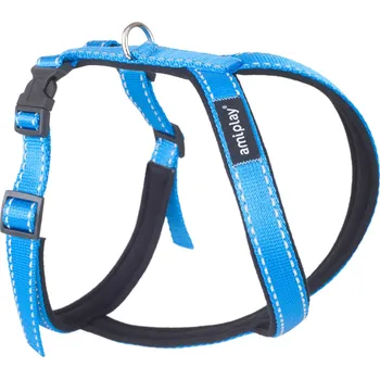 Postroj pro psa Nastavitelný postroj pro psa REFLEX GUARD SOFT modrá velikost XS, S, M, L, XL, XXL Rozměr: S - 26x34-43 cm