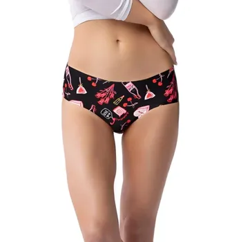 Dámské spodní prádlo Dámské kalhotky Simple Love story - JULIMEX černá S