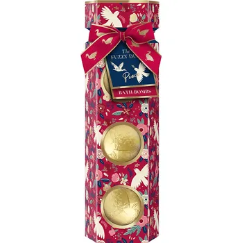 Kosmetická sada Baylis & Harding Winter Wonderland - sada šumivých koulí, 3 ks dárková sada šumivých koulí do koupele s tradiční vánoční vůní