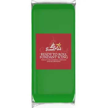 4-Mix Maďarsko SweetArt potahovací a modelovací hmota vanilková Dark Green (1 kg) ▹