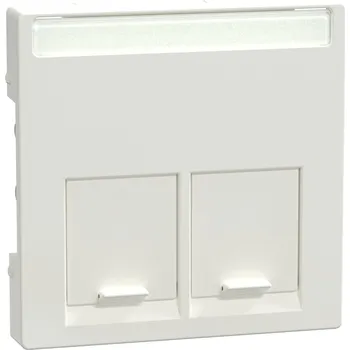 Elektrická zásuvka MEG4574-0319 Centr. deska Actassi RJ45 2x, polar, Schneider Electric