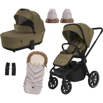 Kočárek Kočárek ZOPA Move Cross 5 + Zimní rukavice Fluffy 2 + Zimní fusak Fluffy Combi + Adaptéry na autosedačku
