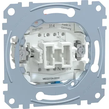 Elektrická zásuvka MEG3154-0000 Mechanismus ovládače tlačítkového, 1/0, Schneider Electric