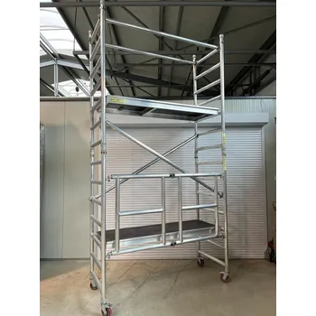 Lešení Pojízdná skládací věž s nadstavbou - Pracovní výška 4.7m