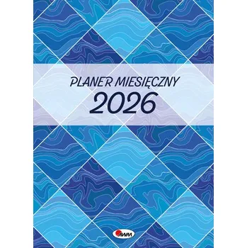Kalendář Kalendarz 2026 planer miesięczny A4 Kwadraty