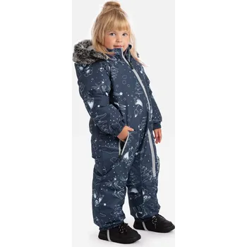 dívčí zimní kombinéza Dětská zimní kombinéza Huppa Ottis navy pattern velikost 74
