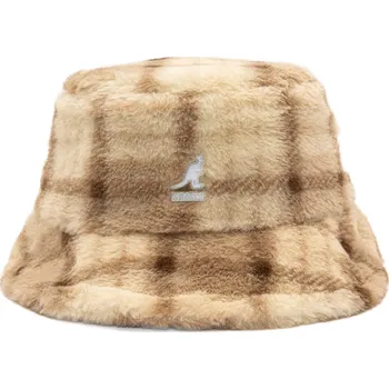 Klobouk Klobouk Kangol - Faux Fur Bucket - Beige Multi Plaid velikost L