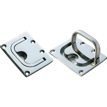 Vodácké vybavení NUTICHE Nerezový podlahový úchyt 76x58mm