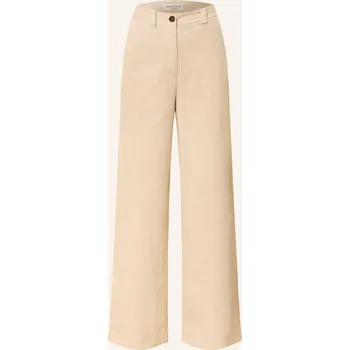 Dámské kalhoty Marc O'polo Dámské Manšestrové Kalhoty, krémová, 44