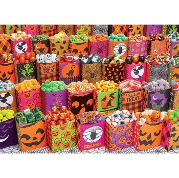 Puzzle Cobble Hill Halloweenské sladkosti 500 dílků