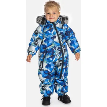 dívčí zimní kombinéza Dětská zimní kombinéza Huppa Ottis blue pattern velikost 80