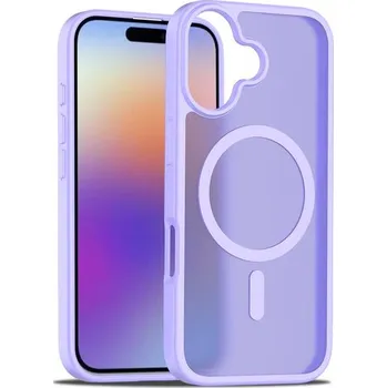 Pouzdro na mobilní telefon JP MagFit Colour MagSafe obal s N52 magnetem, iPhone 17, fialový