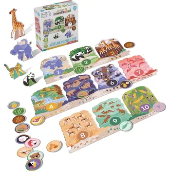 Puzzle KukiKuk - Véééliké puzzle Loto - Výlet do ZOO