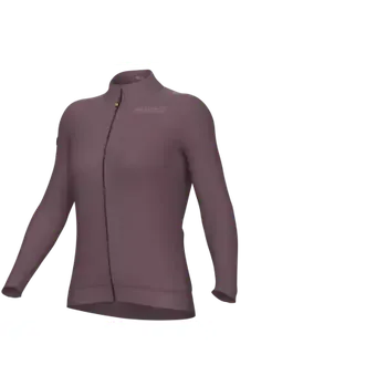 cyklistický dres Alé PR-E Follow Me dámský zateplený dres dlouhý rukáv Mauve vel. M