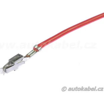 Napájecí kabel Opravárenský kabel s kontaktem JPT 2.8, rudý