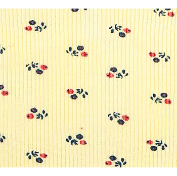 Dámské spodní prádlo Dámské kalhotky Andrie PS1710 - Vzor květy Barva: Žlutá Kvítek, Velikost: 5XL