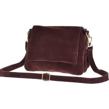 Dámská kožená crossbody Laura Biaggi 04-548 - bordó