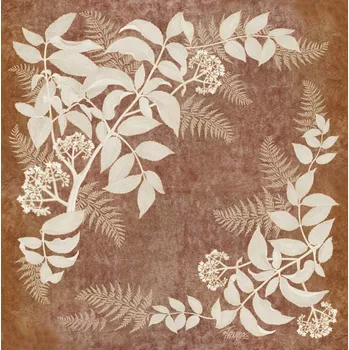 ubrus Bavlněný ubrus 75 x 75 cm - Podzimní kapradí