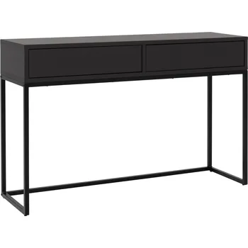 Konferenční stolek Outlet Nábytek Mělník Benson 118 x 76 x 36 MDF, kov Černý