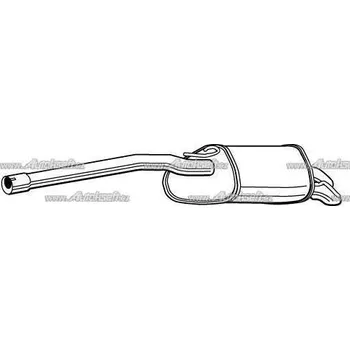 Zadní díl výfuku Starline Zadní díl výfuku 42.64.400