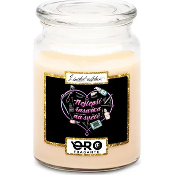 Svíčka Svíčka ve skle 500 g - Nejlepší řasařka - vanilka