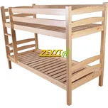 ZEVYT-NABYTEK Postel patrová z masivu K69, 90x200