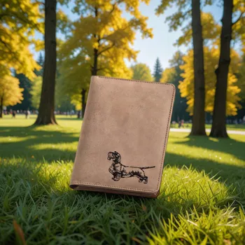 Obal na doklad Pouzdro Na Psí Pas - "Jezevčík 4" - 105 - Dárek pro milovníka psů