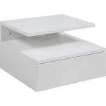 Bílý noční stolek závěsný Ashlan - Actona ID_635484