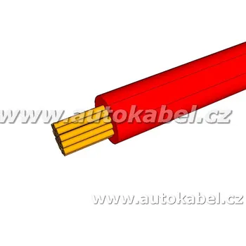 elektrický kabel Autovodič FLRY-B 4,0 mm²,rudý
