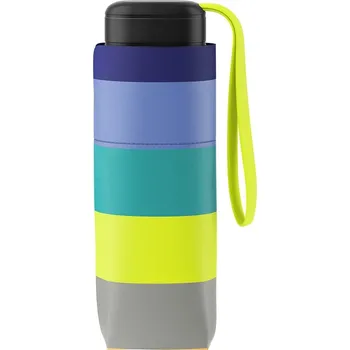 UNITED COLORS OF BENETTON Benetton deštník Skládací Barevný Multistripe Lime Punch Ultra Mini 17cm/87cm