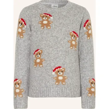 Dámský svetr S.Oliver Red Dívčí Svetr, šedá, 104