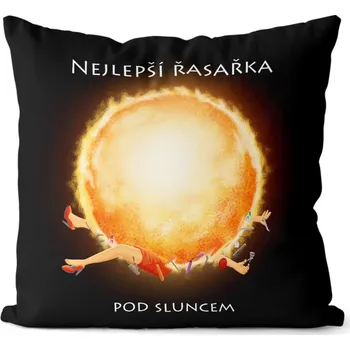 Dekorativní polštářek Polštář 40 x 40 cm - Nejlepší řasařka pod sluncem