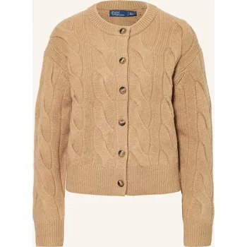 Dámský svetr Polo Ralph Lauren Dámský Pletený Kardigan, koňaková, 42