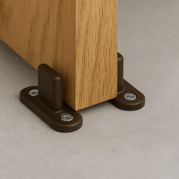 Nábytkové kování LAGUNA Plastové vodítko Hnědé Ekonom