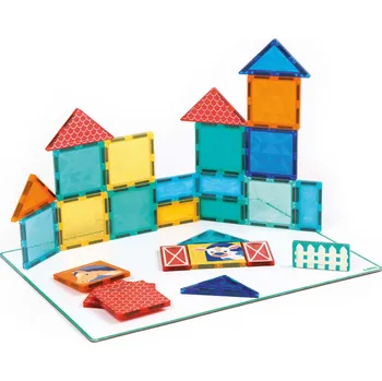 Ludi Magnetická stavebnice s tabulí Farma 27 ks