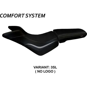 Moto sedlo TPZ Italia Potah sedla Triumph Tiger 800 / 800 XC (10-20) Noale comfort model potah sedla: bez loga 3SL (silver)