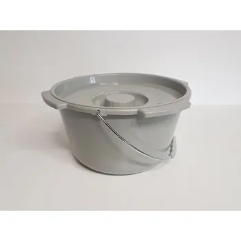 Lékařský nábytek Nádoba toaletní plastová s víkem ke křeslu MAXIMUS