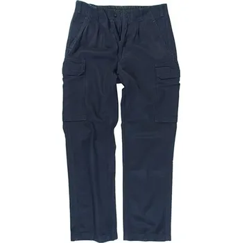 Pánské kalhoty Bundeswehr Kalhoty BW MARINE NAVY DECK MODRÉ použité Modrá 170-175/80-85