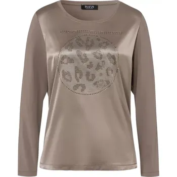 TUZZI RUNWAY WIL dámské triko šedé s kamínky