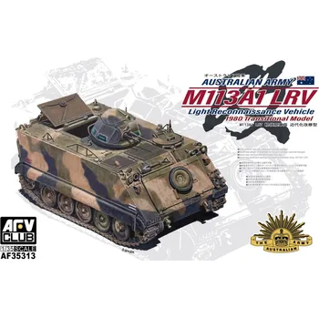 Plastikový model AFV Club 1/35 Australian Army M113A1 LRV Light Reconnaissance Vehicle 1980 Transitional Model
