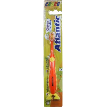 Zubní kartáček Zubní kartáček Atlantic dětský Crocodile Barva: Oranžová