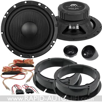 Auto Hi-Fi Reproduktory VW NEW BEETLE ESX HZ6.2CV2 s redukcemi